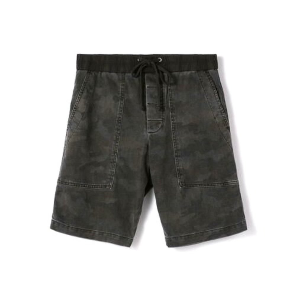 James Perse Heavy Jersey Camo Shorts